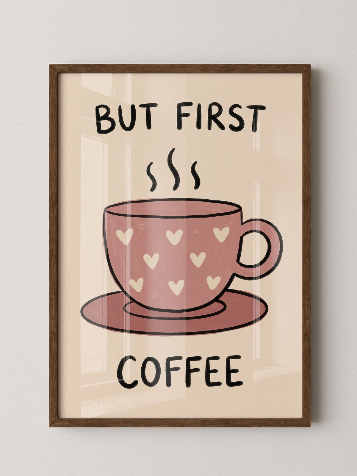 Kaffeetasse Herzen Spruch
