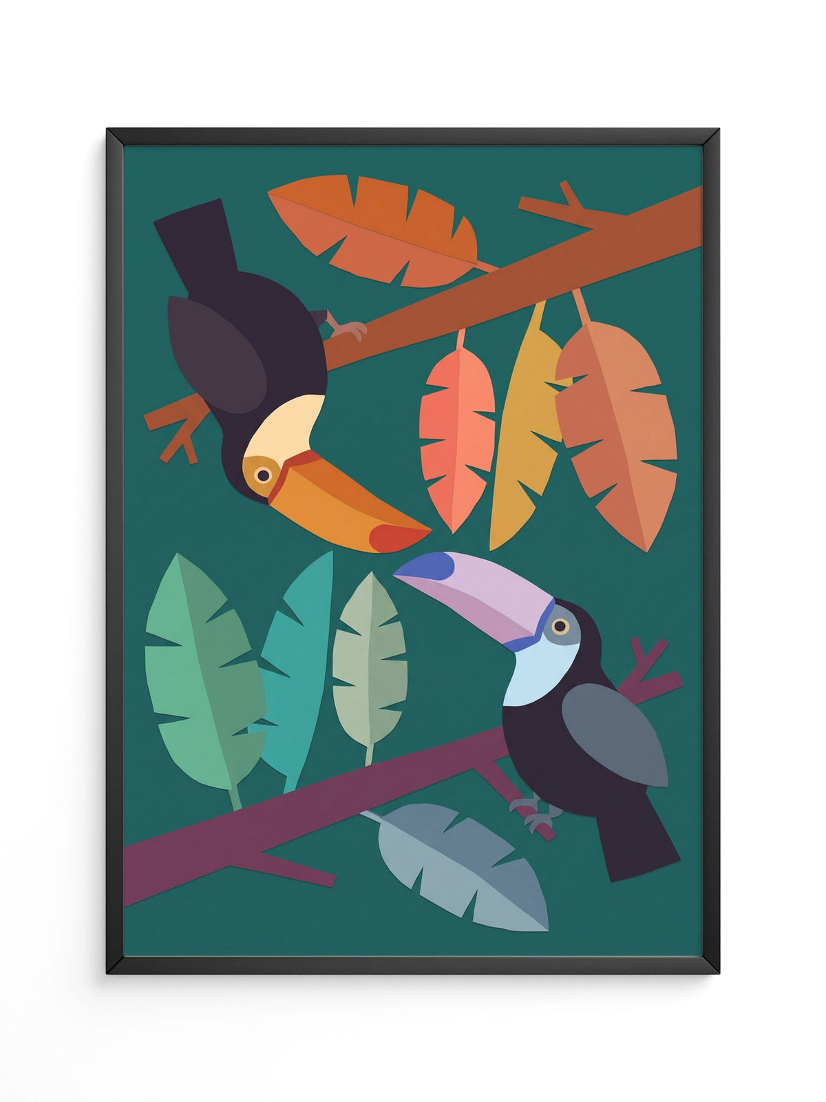 Tukan Vögel Illustration