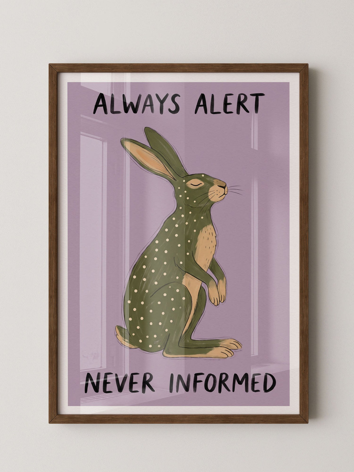 Hase Grün Illustration