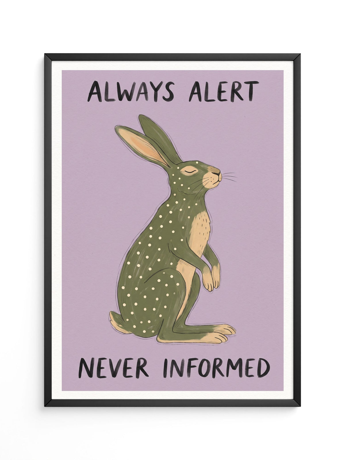Hase Grün Illustration