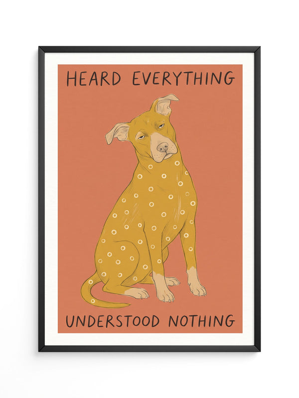 Hund mit Tupfen Illustration
