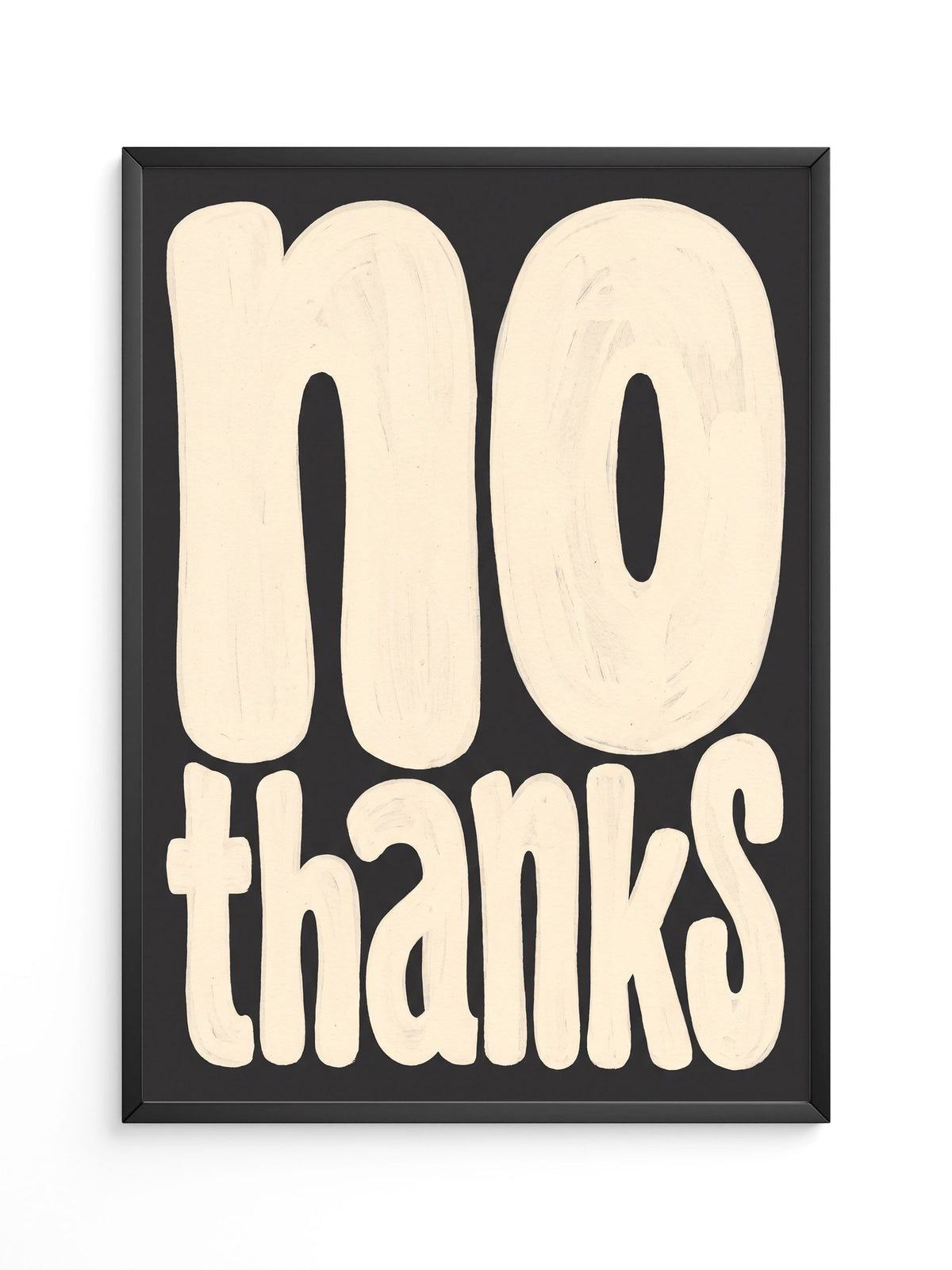 100 Thanks Wandbild