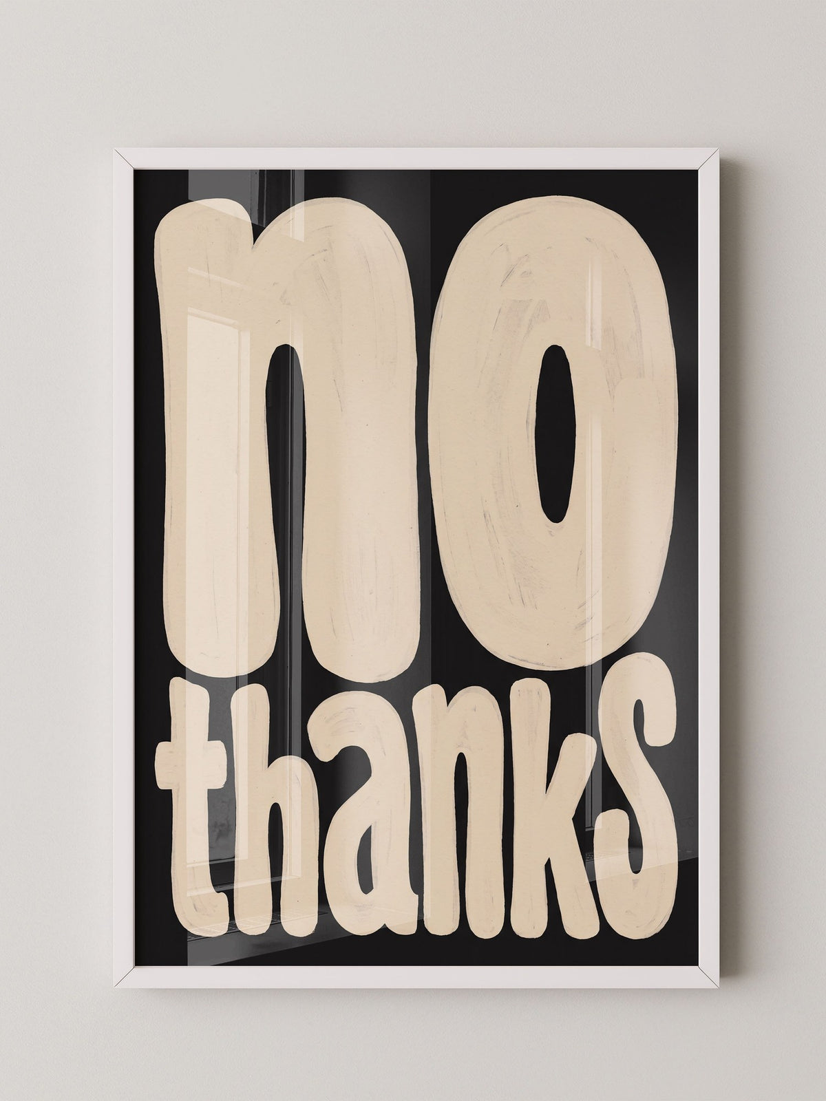 100 Thanks Wandbild