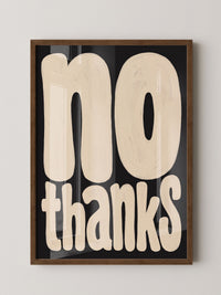 100 Thanks Wandbild