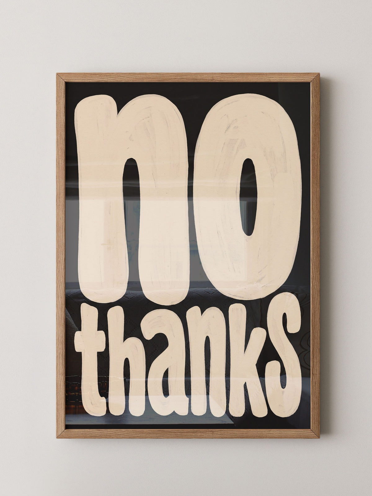 100 Thanks Wandbild