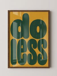 Retro Typografie Gelb Grün