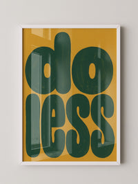 Retro Typografie Gelb Grün