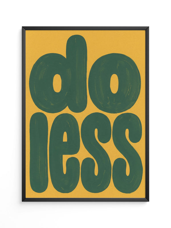Retro Typografie Gelb Grün