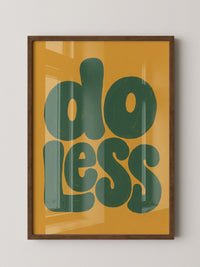 Oh Less Retro Poster