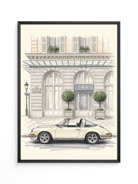 Elfer Cabrio Paris Straße