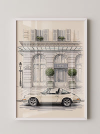 Elfer Cabrio Paris Straße