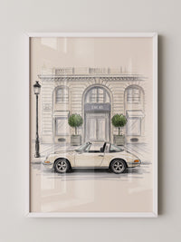 Elfer Cabrio Illustration Creme