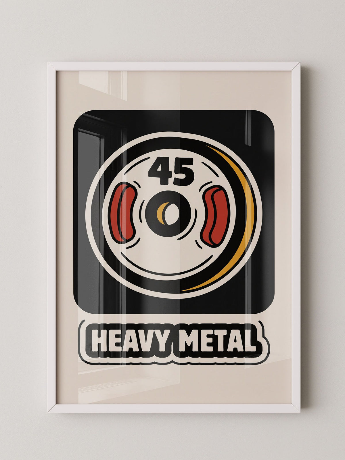 Hantel 45kg Gewicht Illustration