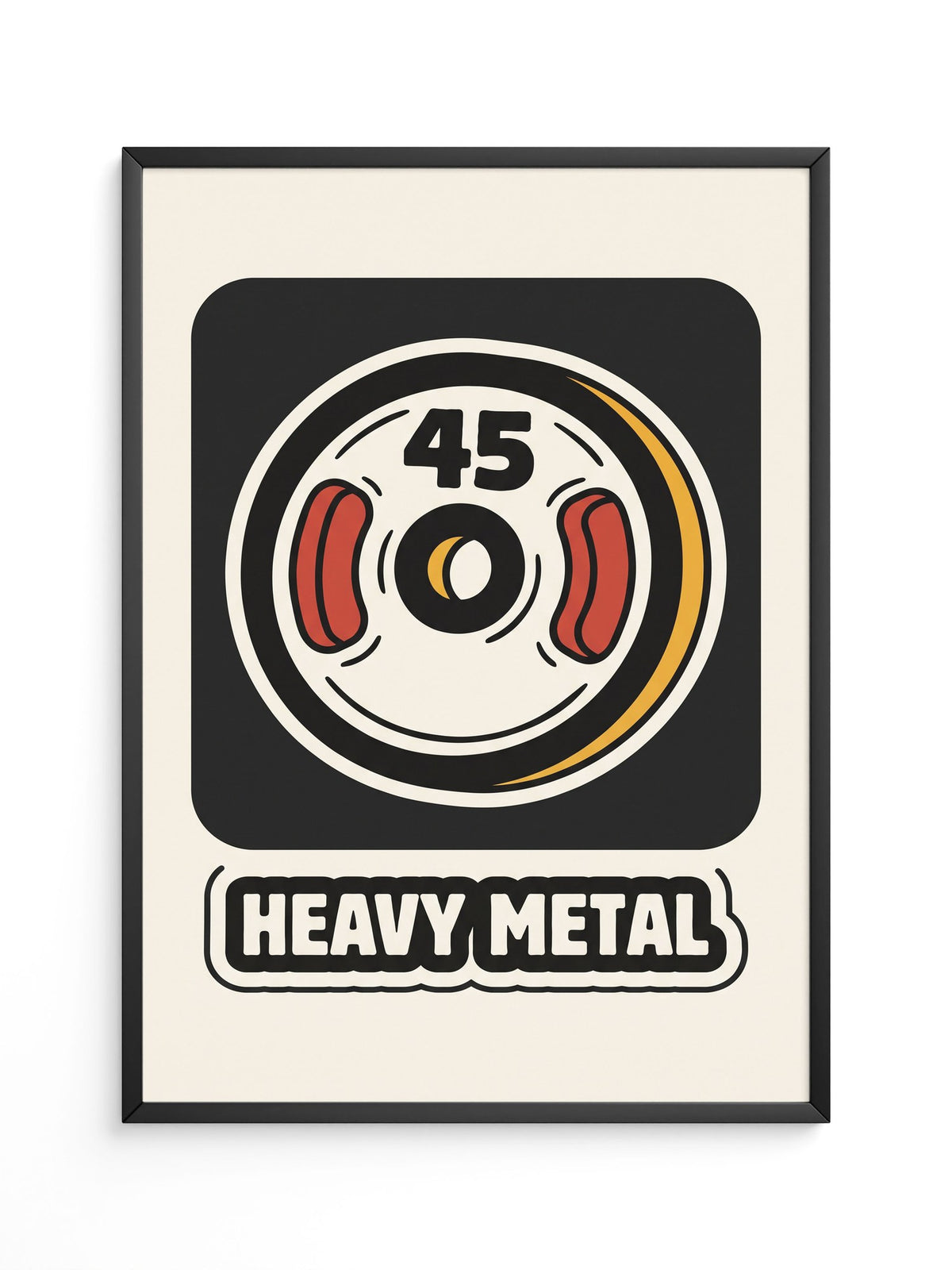 Hantel 45kg Gewicht Illustration