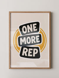One More Rep Spruch