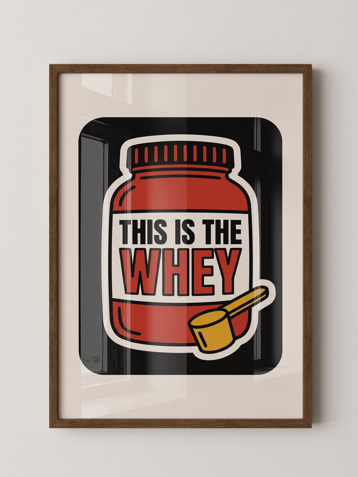 Whey Proteinpulver Poster