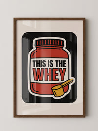 Whey Proteinpulver Poster