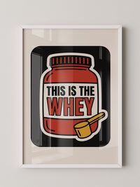 Whey Proteinpulver Poster