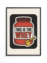 Whey Proteinpulver Poster