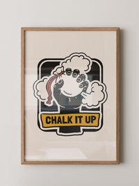 Chalk It Up Retro Illustration