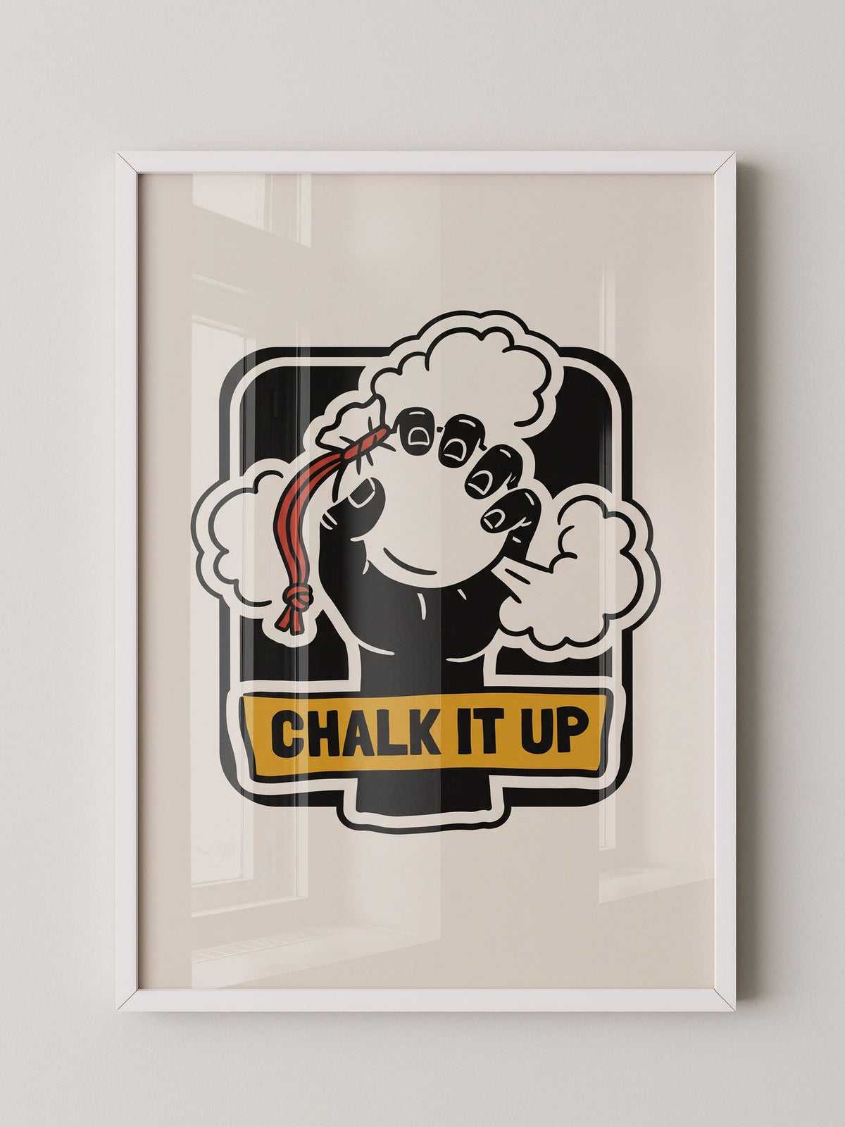 Chalk It Up Retro Illustration