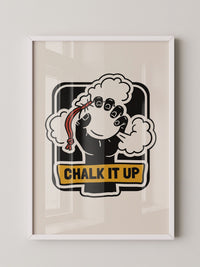 Chalk It Up Retro Illustration