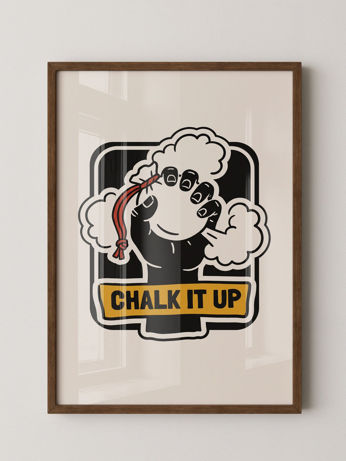 Chalk It Up Retro Illustration