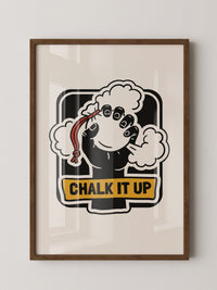 Chalk It Up Retro Illustration