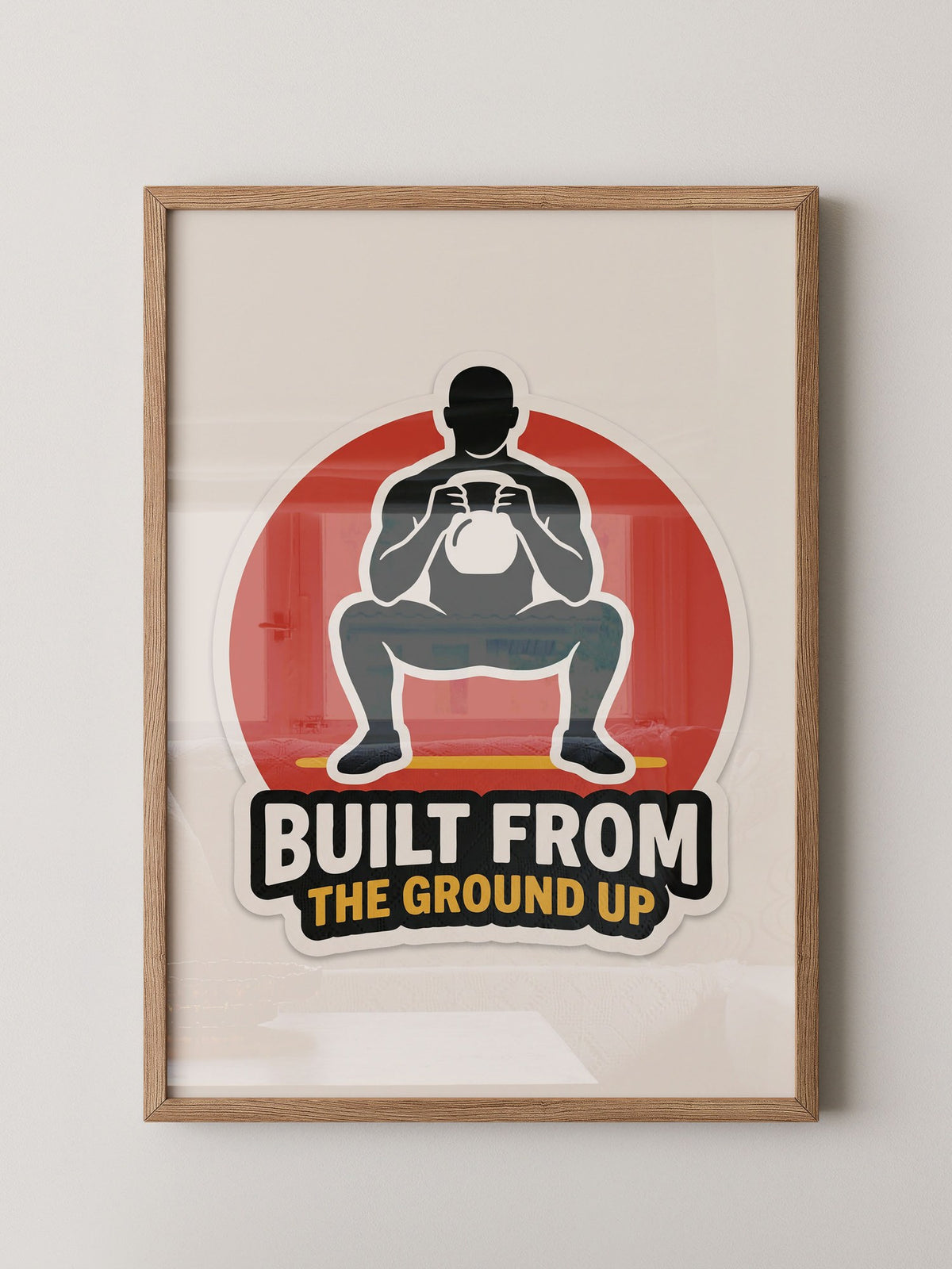 Kettlebell Squat Poster