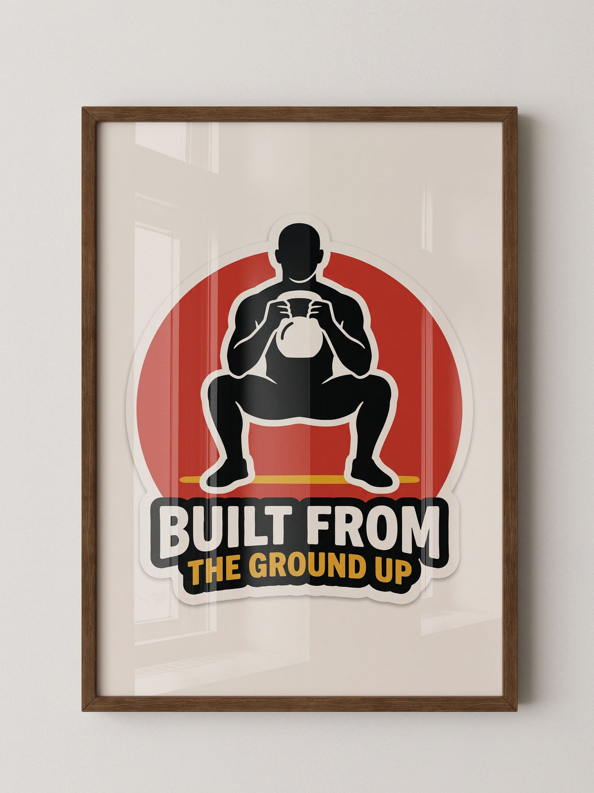 Kettlebell Squat Poster