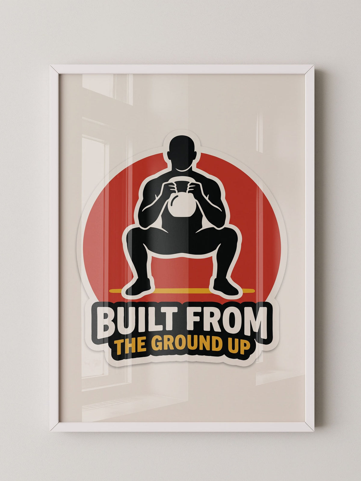 Kettlebell Squat Poster