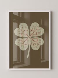 Kleeblatt Botanik Minimal