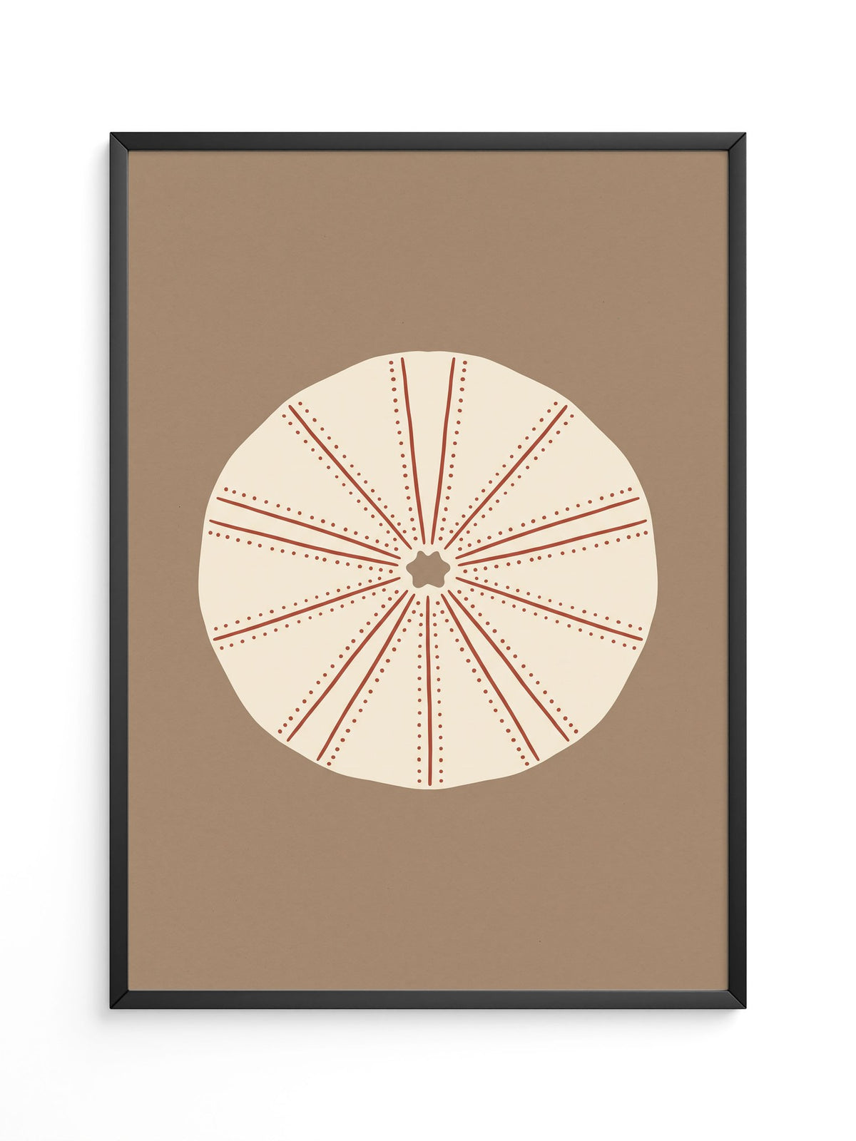 Geometrische Sonne Minimalistisch