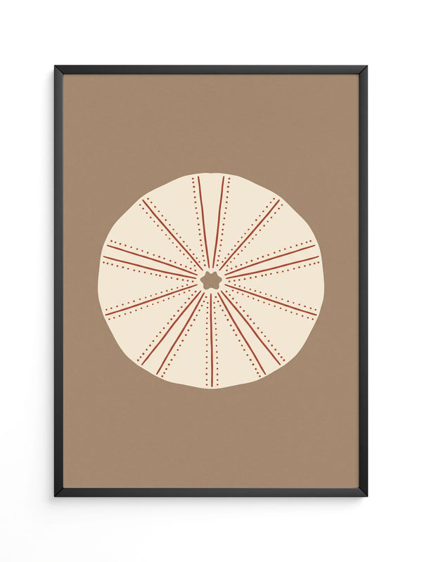 Geometrische Sonne Minimalistisch