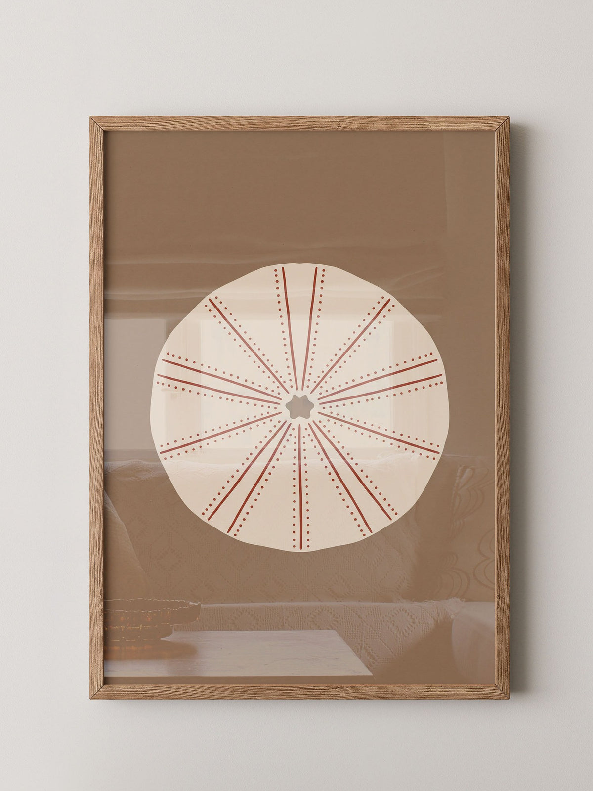 Geometrische Sonne Minimalistisch