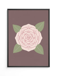 Rose Blüte Minimalistisch