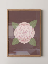 Rose Blüte Minimalistisch