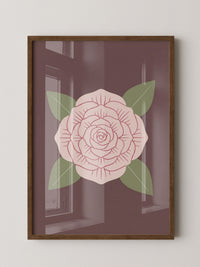 Rose Blüte Minimalistisch