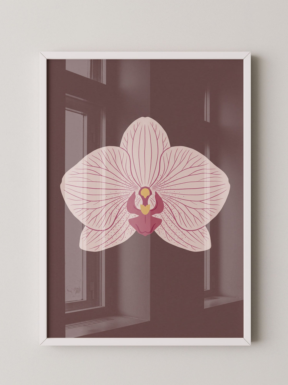 Orchidee Blüte Rosa Illustration