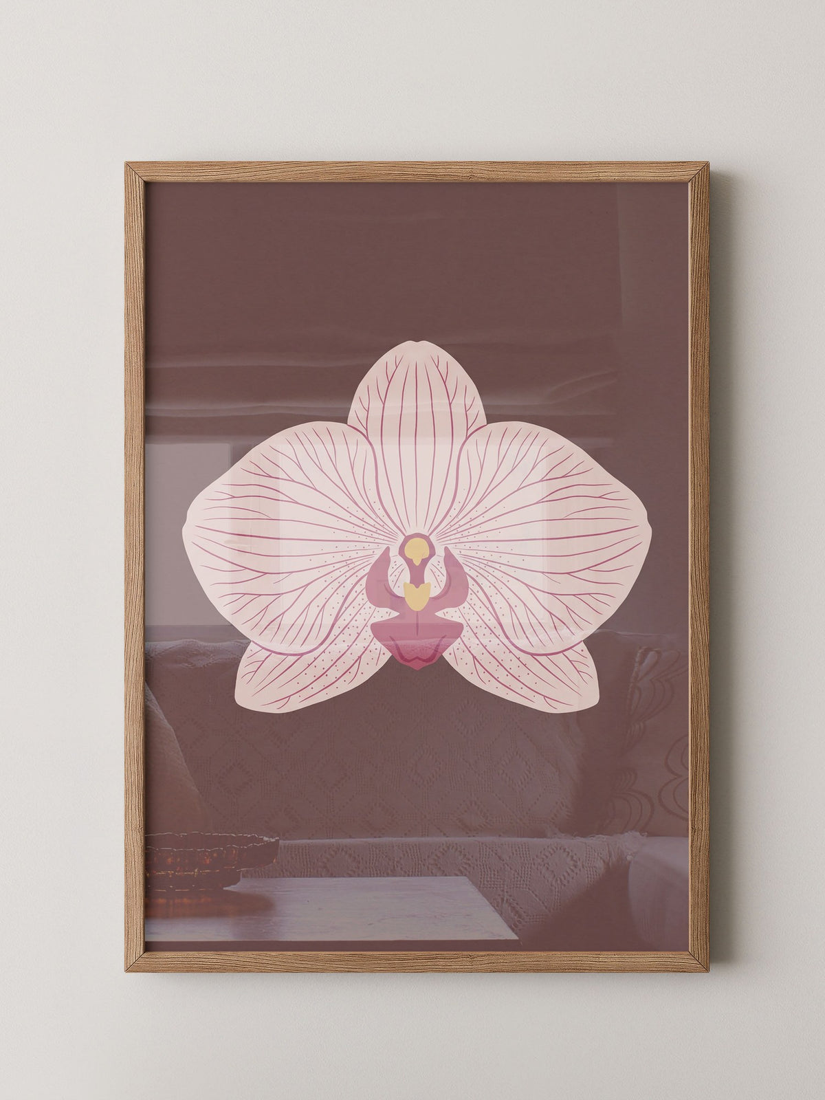 Orchidee Blüte Rosa Illustration