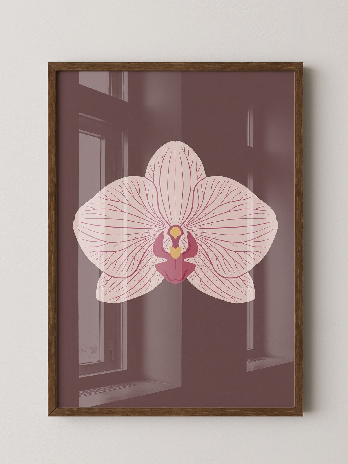 Orchidee Blüte Rosa Illustration