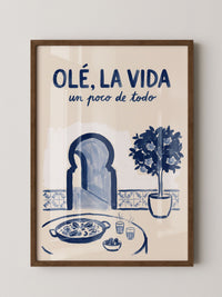 Olé Paella Poster Spanien
