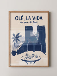 Spanische Architektur Blau
