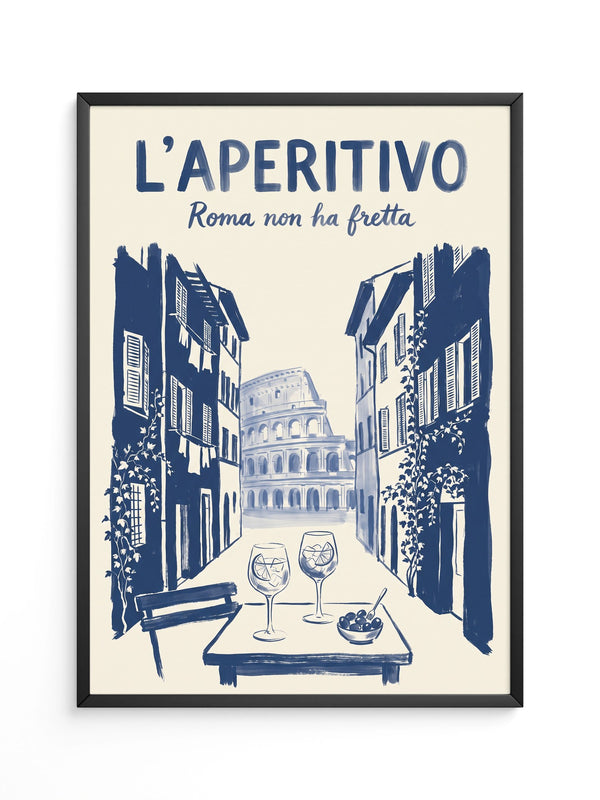 Aperol Spritz Roma Illustration