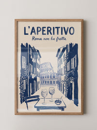 Aperol Spritz Roma Illustration