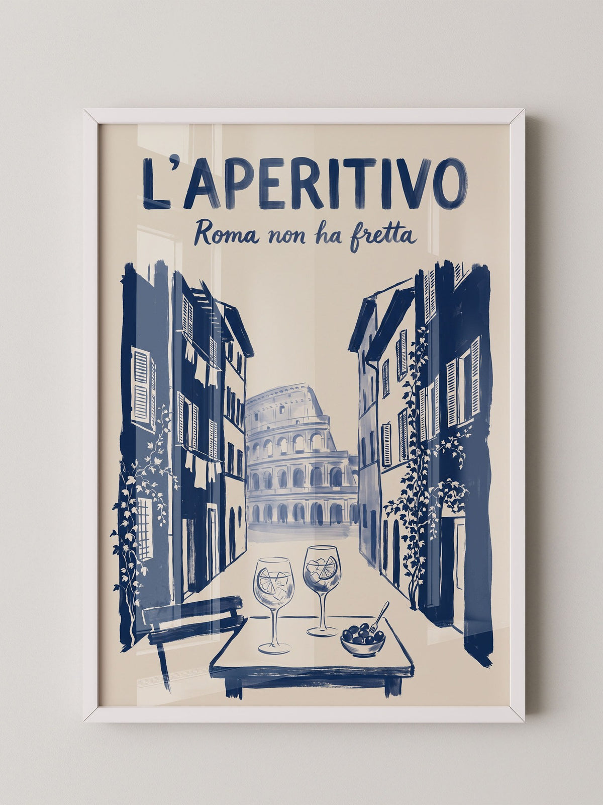 Aperol Spritz Roma Illustration