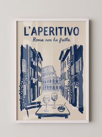 Aperol Spritz Roma Illustration