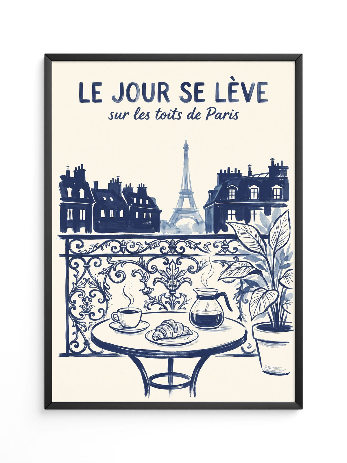 Paris Café Illustration