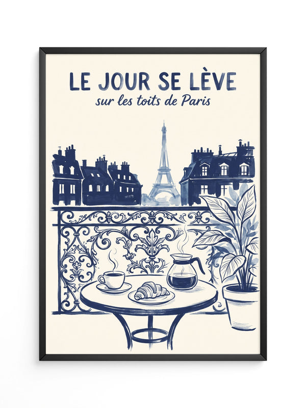 Paris Café Illustration