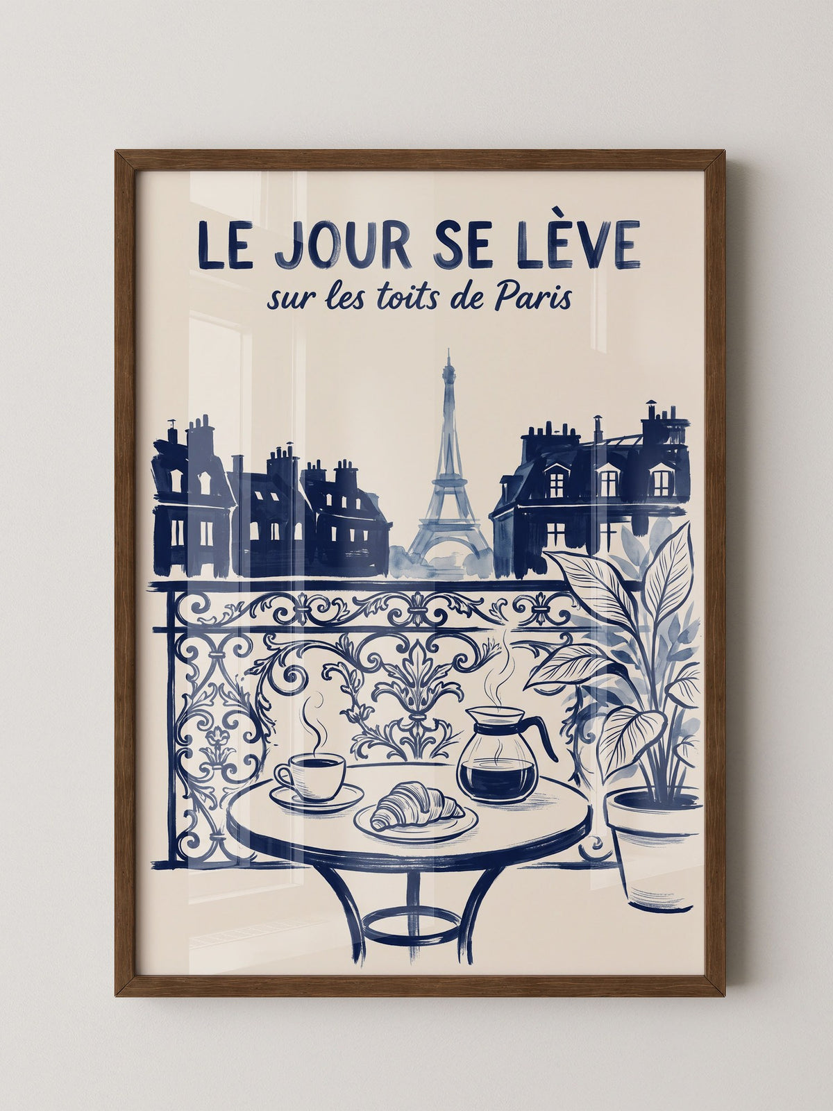 Paris Café Illustration